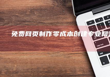 免费网页制作：零成本创建专业网站指南