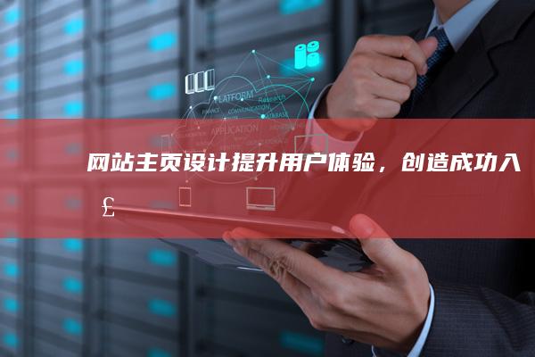 网站主页设计：提升用户体验，创造成功入口